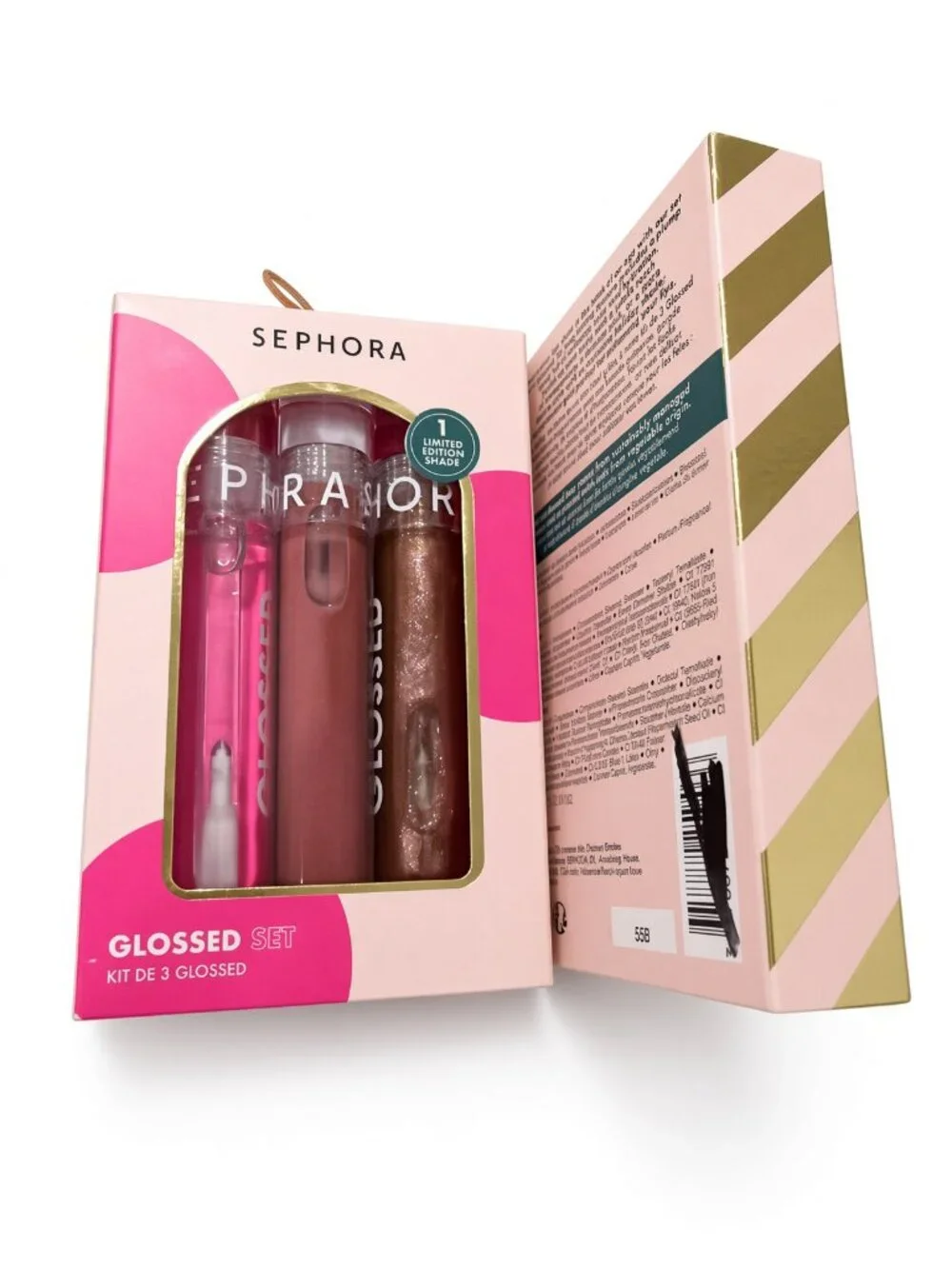 Sephora Collection Glossed Lip Gloss Gift Set Lot of 2 (6 Glosses) NEW